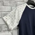 D-Blaq Navy Blossom Raglan T-Shirt. 
