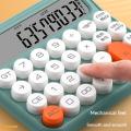Flexible Keyboard Calculator Office 12 Ins Goddess Mechanical Computer Cute Voice High Beauty. 