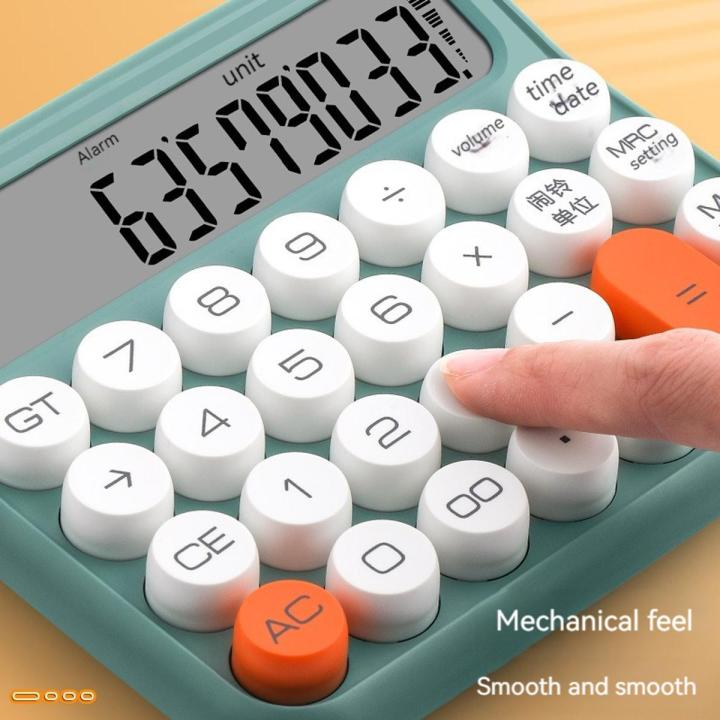 Flexible Keyboard Calculator Office 12 Ins Goddess Mechanical Computer Cute Voice High Beauty