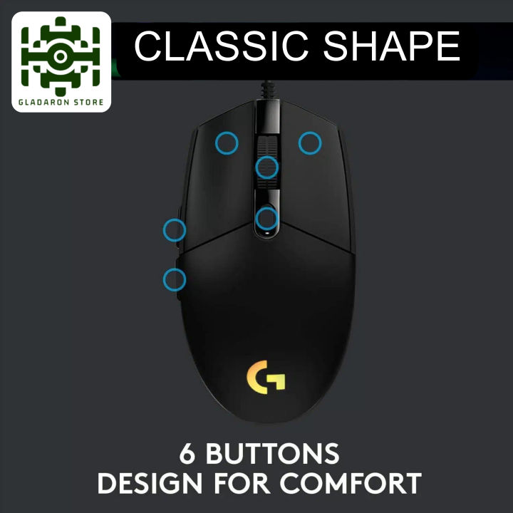 Logitech%20G102%20%20Gaming%20Mouse%20Wired%20RGB%20Max%20Resolution%208000DPI%20-%20Image%204