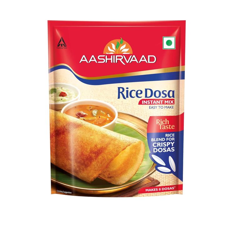 Aashirvaad Instant Mix Rice Dosa, 200g Pack, Easy to Make 20 Crispy Rice Dosas in Just 3 Steps SAM