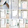 Magnet Board Sticker Planner Planner Refrigerator Fridge List Magnetic Memo Notes Calendar. 