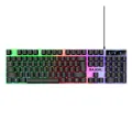 BAJEAL K35 Backlit Mechanical Feel Gaming Keyboard 104 Keys USB Wired Gaming Keyboard. 