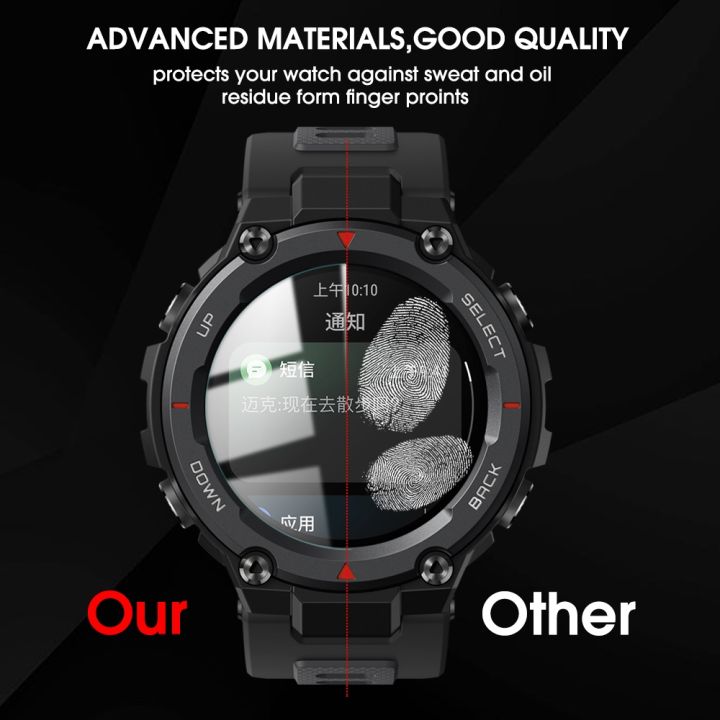 Full%20Coverage%20HD%20Clear%20Tempered%20Glass%20Film%20/%20Smart%20Watch%20Anti-Scratch%20Screen%20Protector%20Film%20Compatible%20with%20Huami%20Amazfit%20T-REX%20Series%20-%20Image%205