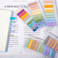 200sheets Morandi Sticky Tabs Sticky Notes Index Tabs Page Markers Memo Pad Stickers Notepad Book Annotation Office School Cute Supplies Fugar. 