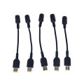 【support】 Round Jack to Square Plug Adapter Charger Power Converter For Lenovo Thinkpad.