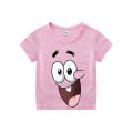 SpongeBob SquarePants Kids Short Sleeve T Shirts Boy Girl Cotton Expression T-shirt Cartoon Clothes Summer Tee Shirt Tops Gifts. 