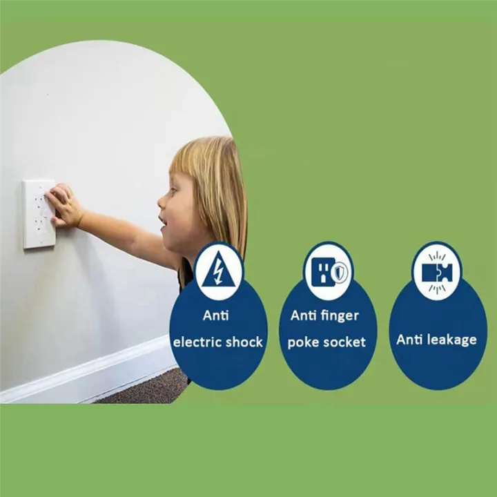 Self-Closing%20Socket%20Cover,%20White%20Safety%20Wall%20Electrical%20Socket,%20Matching%20Screws,%20for%20Baby%20Protection.%20-%20Image%205