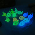 1/6pcs Luminous Dolphin Figurine Glow In The Dark Animal Figure Ornaments Moss Micro-Landscape Set Resin Craft Creative Decoration. 