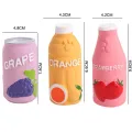 Funny Juice Bottle Shape Pet Latex Toys Bite Resistant Colorful Pet Chew Toy Soft Dog Squeaky Sound Toy Cleaning Tooth. 