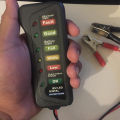 12V Car  & Alternator Tester - Test  Condition & Alternator Charging (LED indication). 