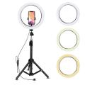 High Quality "10 Inch" LED Studio Camera Ring Light Photo Phone Video Light Lamp Ring Fill Light with Adjustable Tripod Stand Tiktok LED Stand. 