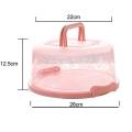 Portable Cake Storage Box Round Birthday Wedding Kitchen Baking Container Holder Cake Box Cupcake Dessert Fruit Storage Carrier|Bottles,Jars & Boxes. 