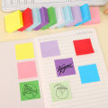100 Sheets/Book Mini Sticky Notes Portable Color Square Memo Pad Student School Office Stationary Supplies. 