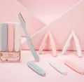 Brow Razor Blades Makeup Tool 3PCS Eyebrow Trimmer Folding Eyebrow Comb Hair Remover Tools Washable Women Makeup Tool. 