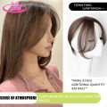 BUQI Synthetic 3D Bangs Clip-In Hair Extension Natural Hair Fringe Topper Bangs Invisible Clourse Hairpieces For Women. 