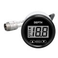 52mm Depth Gauge LCD Digital Display Marine Depth Gauge 12V 328.08ft Depth for Yachts. 