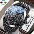Lige 360 AMOLED HD Screen Watch For Men Smart Watch Bluetooth Calling Smartwatch 2023 Fashion Business Clock New Smartband Man. 