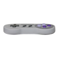 (GGBR) 2X Game Controller Wireless 2.4G Gamepad Joypad Joystick Compatible for SNES Mini PC NS Switch 2 Color Buttons. 