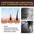Black Hair Dye Shampoo White Hair Dye To Black Shampoo Activate Hair Follicle Melanin White Treatment 3 In 1 For Men Women. 