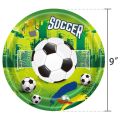 Soccer Football Theme Kids Boy Birthday Party Tableware Decoration Cup Plate Napkin Banner Tablecloth Balloon Party Supplies Set. 
