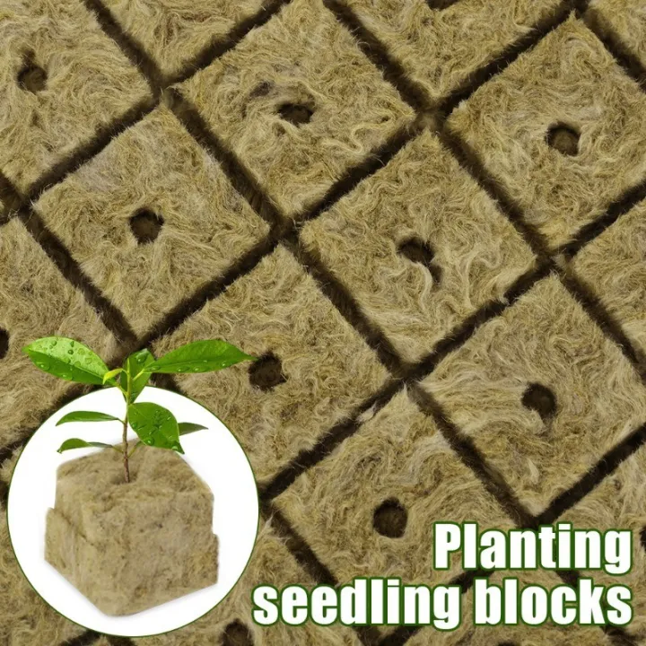 50Pcs%20Square%20Rock%20Wool%20Grow%20Stonewool%20Hydroponic%20Grow%20Media%20Plant%20Soilless%20Substrate%20Plug%20Seedling%20Block%20Gardening%20Tool%20-%20Image%202
