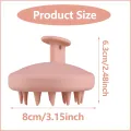 Scalp Massage Brush, Scalp Massager, Head Massage Brush, Silicone Head Massage, Scalp Massager for Various Scalp Types, Wet and Dry (Multi Colour). 