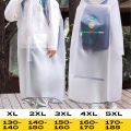 KOKKO Raincoat, Reusable Rain Ponchos With Detachable High-definition Brim, High Gloss Reflective Strips, Portable EVA Rain Coats For Boys And Girls. 