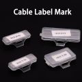 100pcs Cable Label Transparent Sign 3010 4010 3020 4020 Wire Line Waterproof Organizer Tag. 