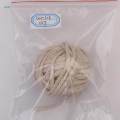 3x 10M Soft Braided Cord Natural Cotton Rope Thread Cord Light Beige 5mm. 