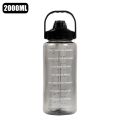 【HOT】 2 Liters Straw Plastic Water Bottle Large Portable Travel Bottle Sports Fitness Cup High Value Big Fat Cup Adult Universal. 
