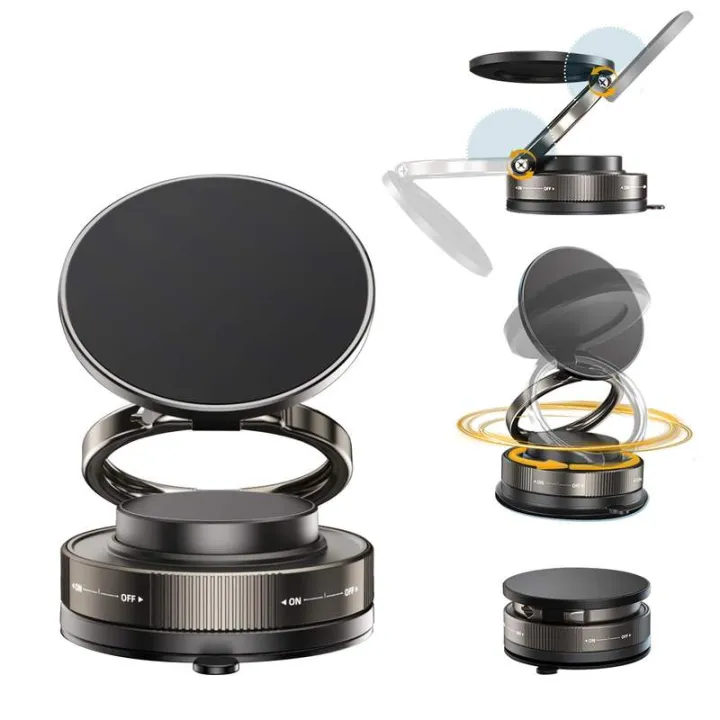 Magnetic%20Phone%20Holder%20MagSafe%20Compatible%20%7C%20Vacuum%20Suction%20Cup%20360%C2%B0%20Mount%20Portable%20Foldable%20Stand%20for%20Car%20Gym%20Mirror%20Desk%20-%20Image%204
