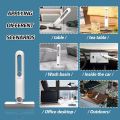 Portable Mini Mop,Self-Squeeze Mini Mop for Small Spaces,Wet and Dry Desktop Cleaning Mini Mop,Hand Free Squeeze Mop for Bathroom,Kitchen,Desktop, Glass. 