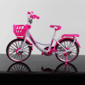 Beautiful New MODEL BICYCLE 1:8 Alloy Ladies Bicycle Model Simulation Bicycle Ornaments Die Casting Metal bicycle Toy, Collectors, displays. 