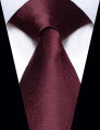 Burgundy Red Luxury Men's Pocket Square Clip Set Silk Exported Brand 6 Cm Necktie For Man Accessories S. 