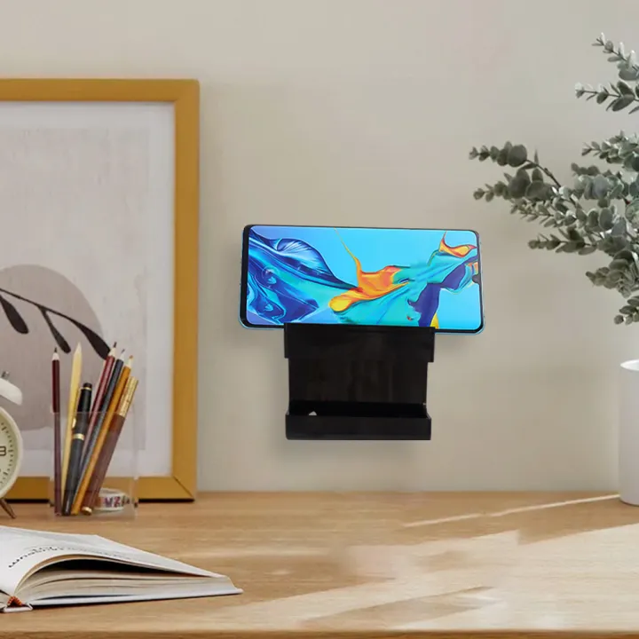 Creative%20Fixed%20Remote%20Control%20Holder%20Multifunction%20USB%20Charging%20Stand%20Wall%20Mounted%20Organizer%20TV%20Remote%20Control%20Storage%20Box%201Pcs%20-%20Image%205