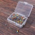 250 Pieces Sewing Pins Ball Glass Head Pins Straight Quilting Pins For Dressmaker Jewelry Decoration. 