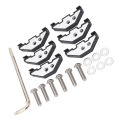 Hard Top Retainer Nut Reliable Vibration Reduction Quiet Operation Durable Hard Top Hardware Kit with Clip for Wrangler JK JKU. 