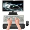Luxury PC Laptop PU Leather Wrist Rest With Meomery Foam for Standard Keyboards. 