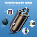 100W Mini Car Charger Double USB Lighter Fast Charging WARP Flash Charging USB TypeC Car Phone Charger Auto Interior Accessories. 