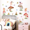 Dancing Girls Children Room Wall Stickers Baby Butterfly Wall Stickers for Girls Stickers for Kids Room Nursery Decor Wallpaper. 