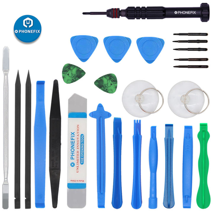 【StyleVoyager】21 in1 Mobile Phone Repair Tools Kit Electronics Opening Spudger Pry Tools Precision Screwdriver Set for iPhone Samsung Xiaomi