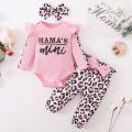 3Pcs Baby Girl Clothes Set Baby Clothes Toddler Girl Outfits Baby Bodysuit + Pants Infant New Born Baby Clothing 3 6 12 Months. 