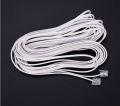 1pcs 10m RJ11 Telephone Connector Extension Cable White. 
