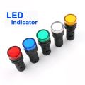 ANDELI LED Indicator Light 220V-240V 22mm Panel Mount LED Power Electronic Indicator Pilot Signal Light Lamp AD16-22. 
