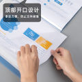 A4 40/80/100 Pages Plastic Budget Binder File Folders Documents Booklet Leaflet Student Desk Supplies Organizer. 