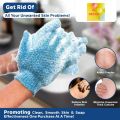 Exfoliating Bath Glove, Double Sided Scrubber Mitt For Glowing Skin. 