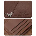 Stylish Design Lychee Texture PU Leather Men'S Wallet Sleek Short Multi Card Slot PU Leather Men'S Wallet Leather Durable Material Men'S Short Wallet for Use Business Travel Essentials Office. 