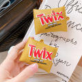 Cartoon Twix Mike Chocolate Cookie Bars Wireless Bluetooth Earphone Case For Pro 2 1 Cute 3d Soft Silicon Headset Cover. 