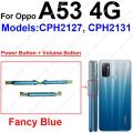 NEW Power Button + Volume Side Button For OPPO A53 A53S A54 A54s A74 4G/5G Up Down Volume Power Side Keys Flex Cable Parts. 